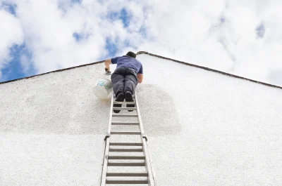 Peinture extérieure à la Chapelle-Onzerain — façades et ravalement